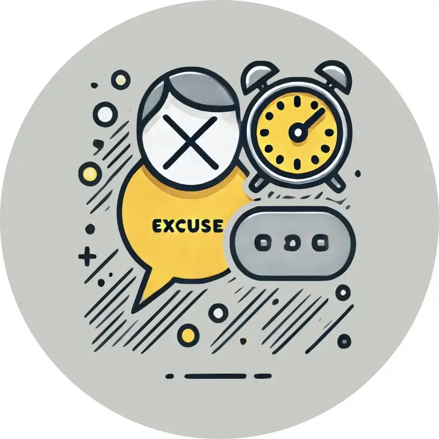 Icon for excuses